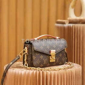 Louis Vuitton Pochette Metis Hobo in Brown