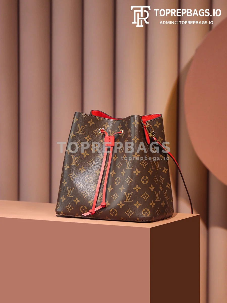 i1678361839_7488_0 Louis Vuitton NeoNoe MM Bucket in Brown
