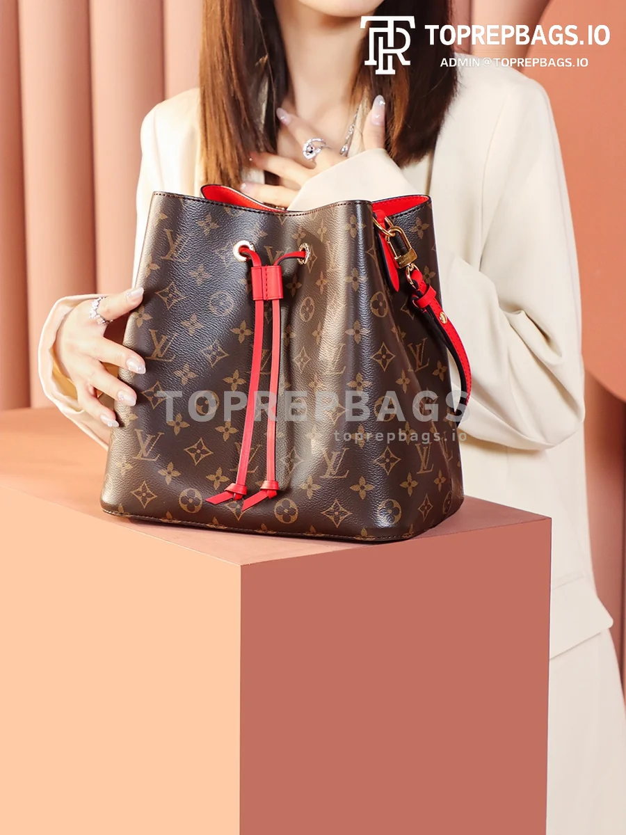 i1678361998_9384_5 Louis Vuitton NeoNoe MM Bucket in Brown