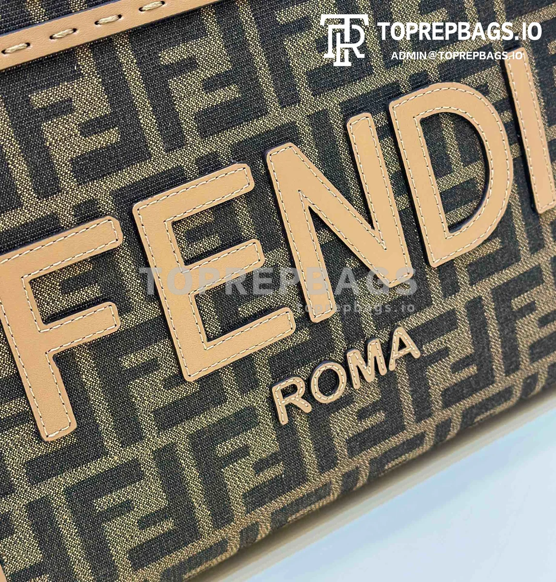 i1689763635_929_3 Fendi Sunshine Shopper in Brown