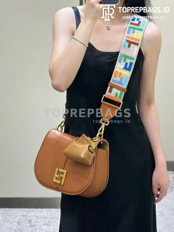 i1690454094_6939_5 Fendi C'mon Saddle in Brown