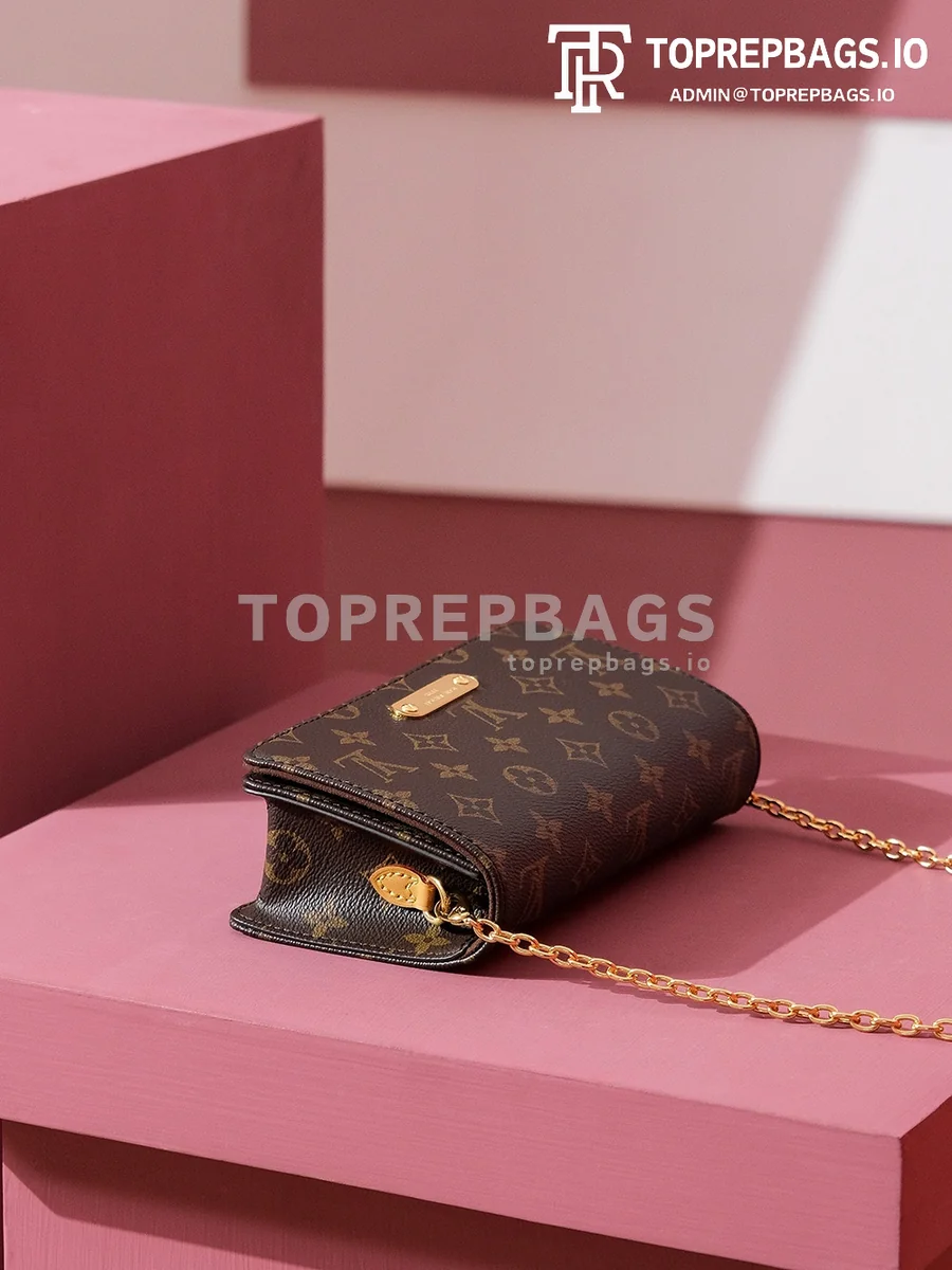 i1697013268_7033_6 Louis Vuitton Wallet On Chain Lily in Brown
