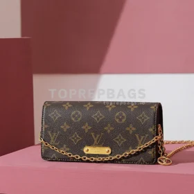 i1697013268_9807_8 Louis Vuitton Wallet On Chain Lily in Brown