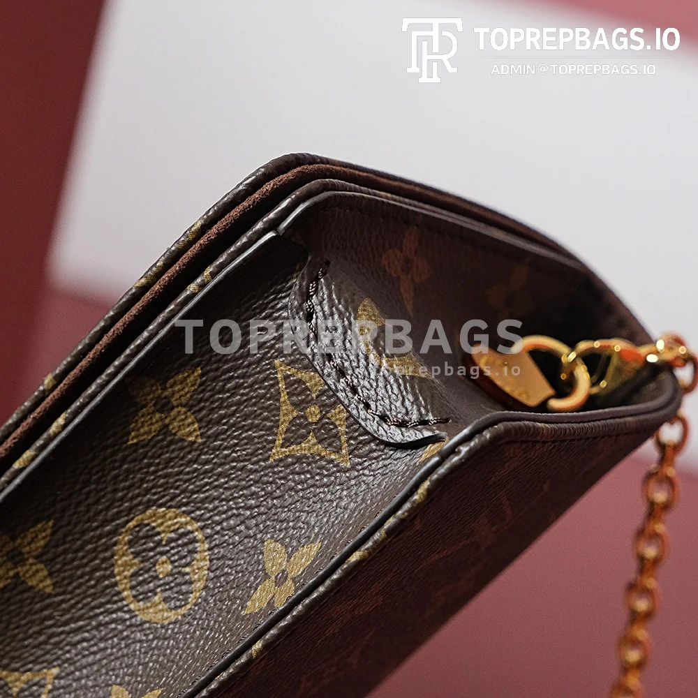 i1697013439_3821_5 Louis Vuitton Wallet On Chain Lily in Brown