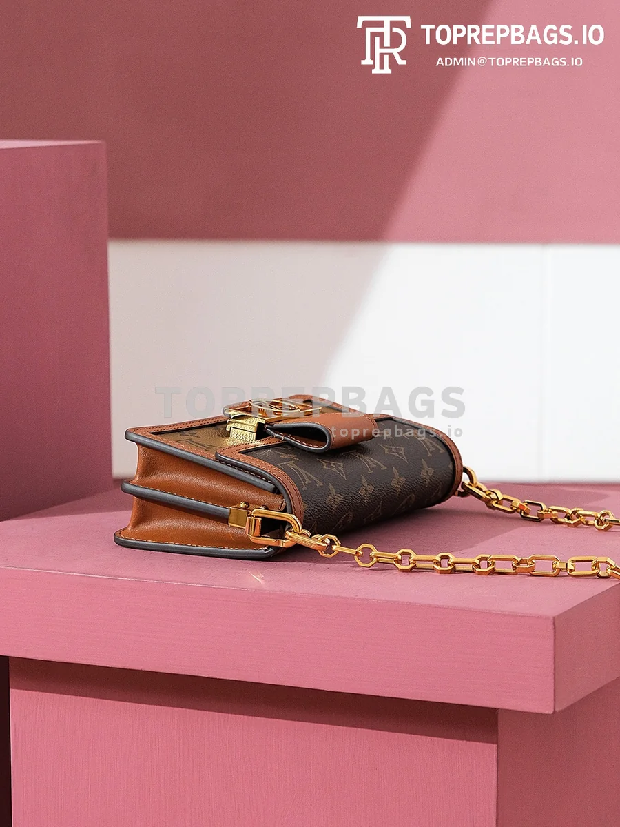 i1708673423_3883_6 Louis Vuitton Dauphine East West Messenger in Brown