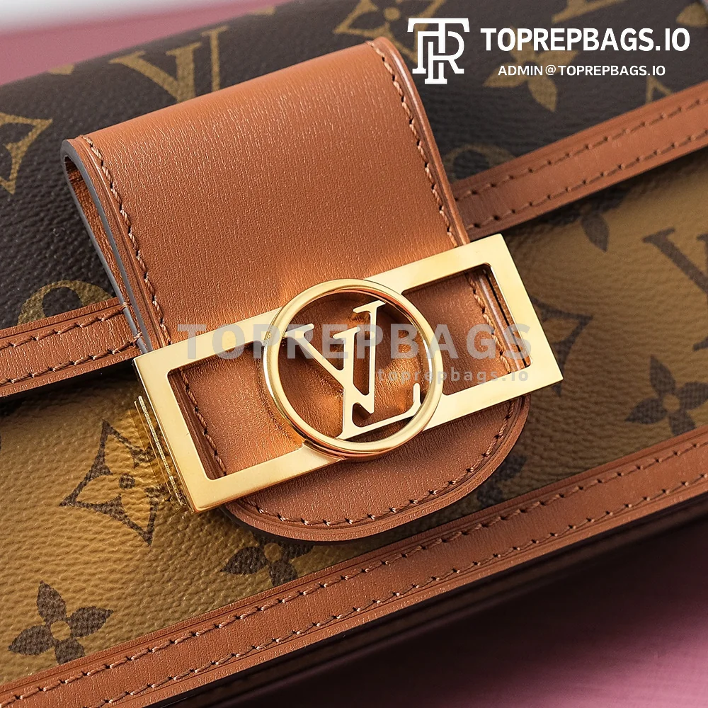 i1708673484_3230_6 Louis Vuitton Dauphine East West Messenger in Brown
