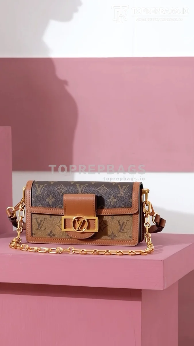 i1708673552_5758_0 Louis Vuitton Dauphine East West Messenger in Brown