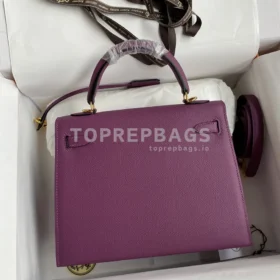 Hermes Kelly in Purple