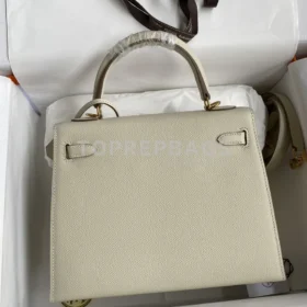 Hermes Kelly in White