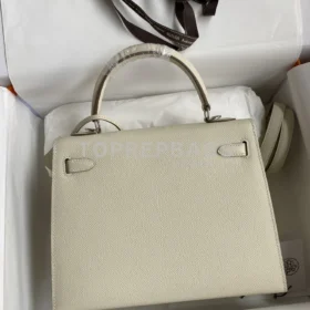 Hermes Kelly in White