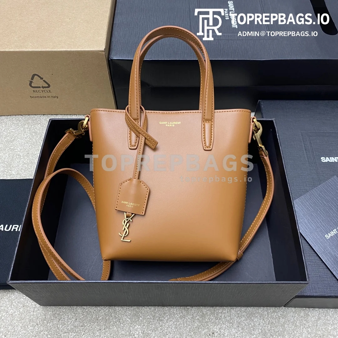 i1713346049_9222_3 YSL Shopping Tote in Brown