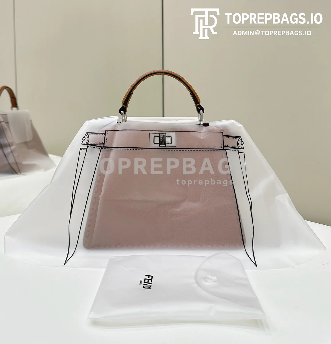 i1713690080_9281_8 Fendi Peekaboo ISeeU Petite in Brown