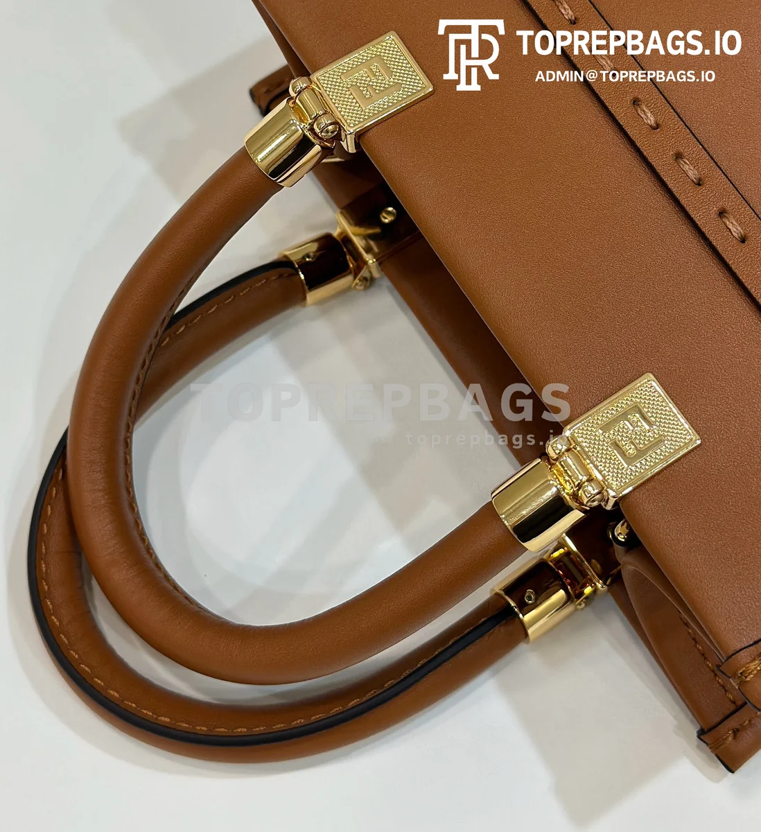 i1713773552_1160_4 Fendi Sunshine Shopper in Brown
