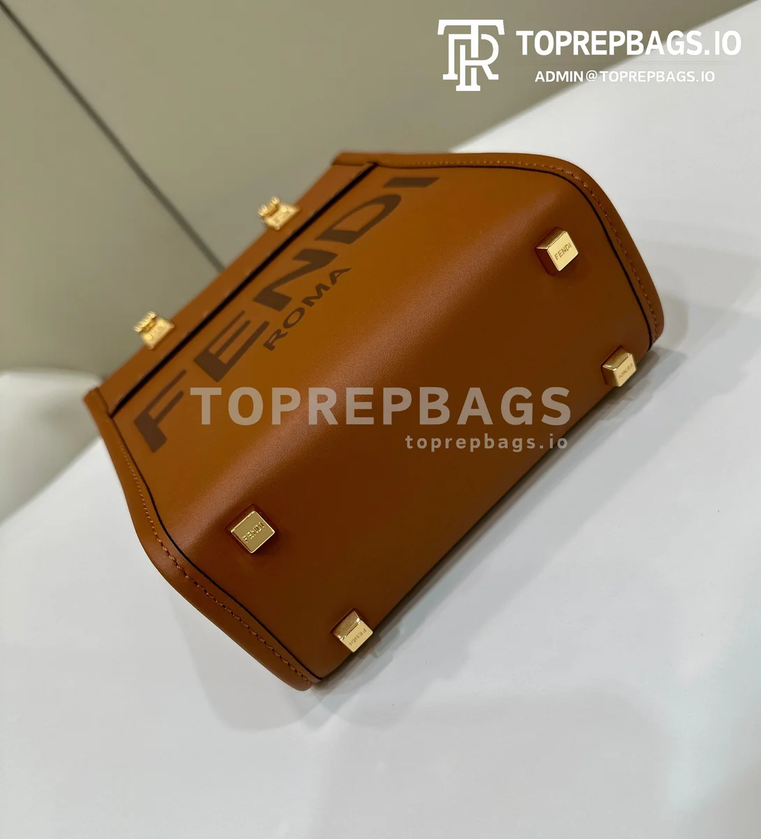 i1713773552_2990_3 Fendi Sunshine Shopper in Brown