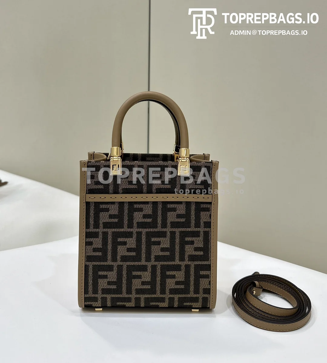i1714718700_6626_2 Fendi Sunshine Shopper in Brown