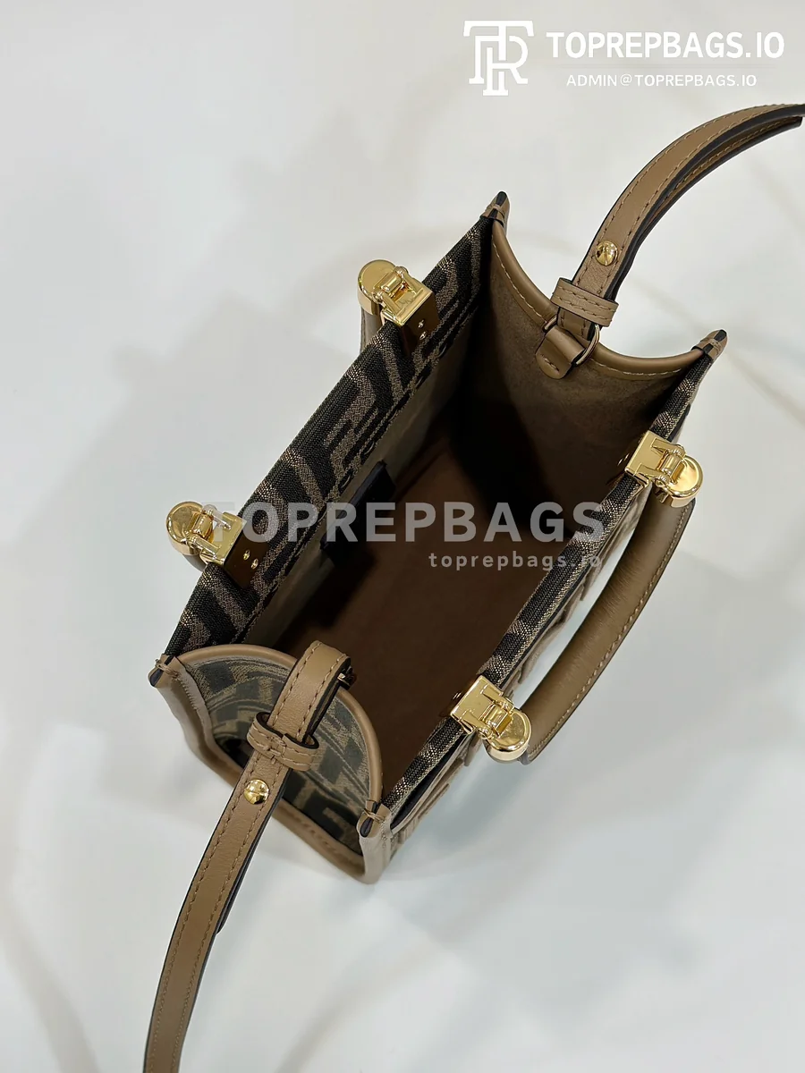 i1714718700_7884_8 Fendi Sunshine Shopper in Brown