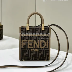 i1714718700_852_0 Fendi Sunshine Shopper in Brown