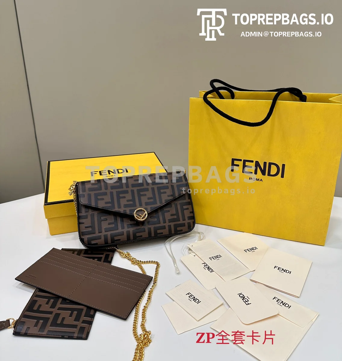 i1719830373_80_0 Fendi Wallet in Brown