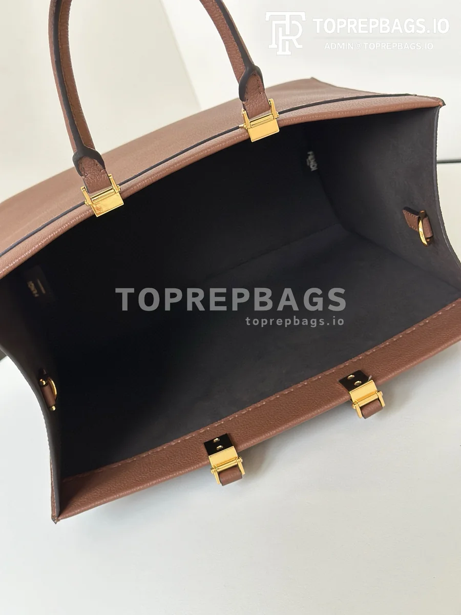 i1724664847_2511_8 Fendi Sunshine Shopper in Brown