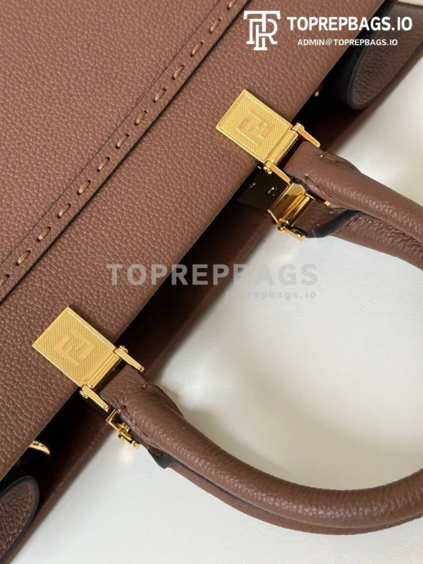 i1724664847_4770_3 Fendi Sunshine Shopper in Brown