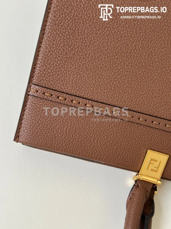 i1724664847_8705_7 Fendi Sunshine Shopper in Brown