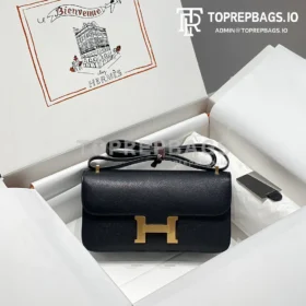 Hermes Constance in Black