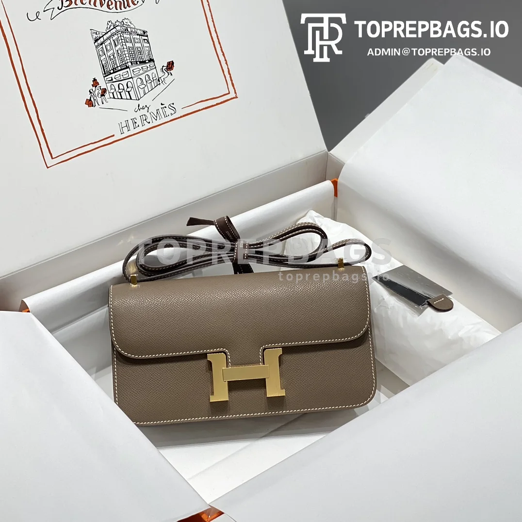 Hermes Constance in Grey