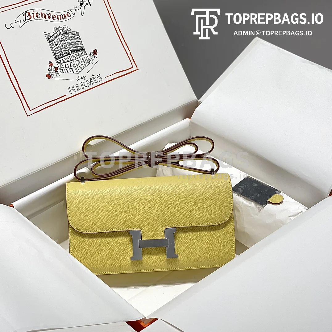 Hermes Constance in Yellow