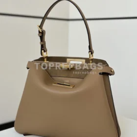 Fendi Peekaboo Medium in Taupe