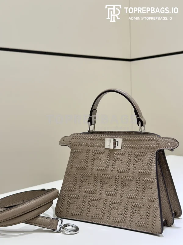 i1731915805_7262_0 Fendi Peekaboo ISeeU Petite in Grey