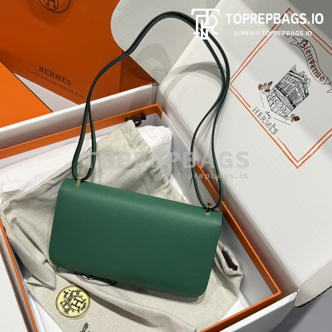 Hermes Constance in Green