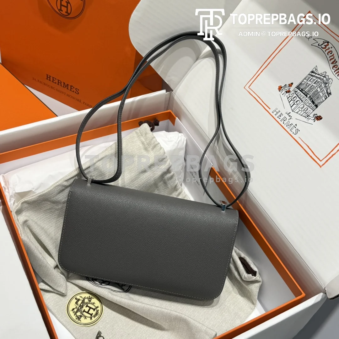 Hermes Constance in Grey