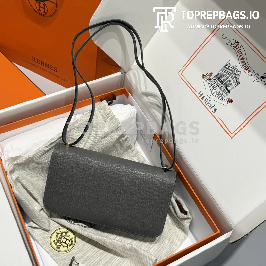 Hermes Constance in Grey