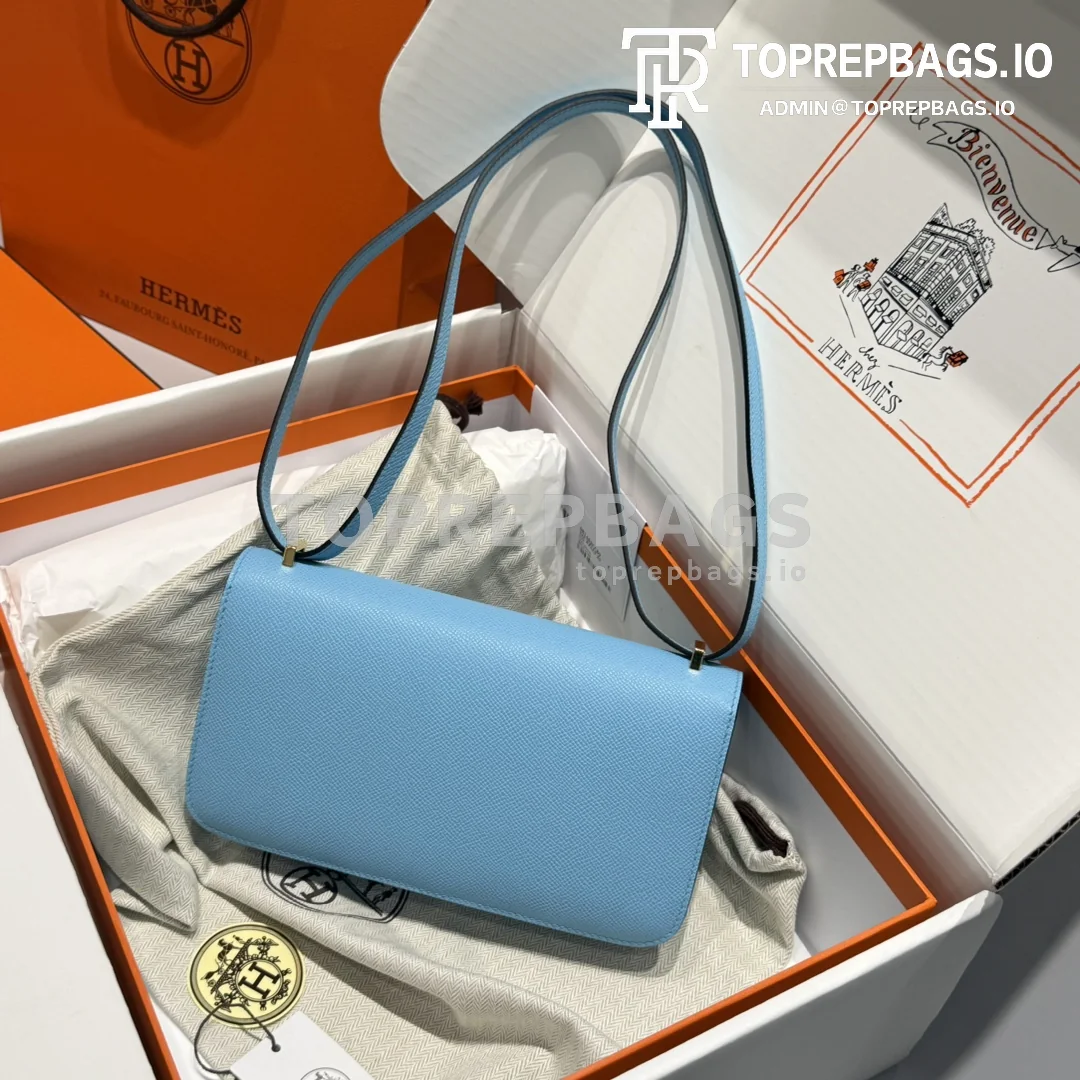 Hermes Constance in Blue