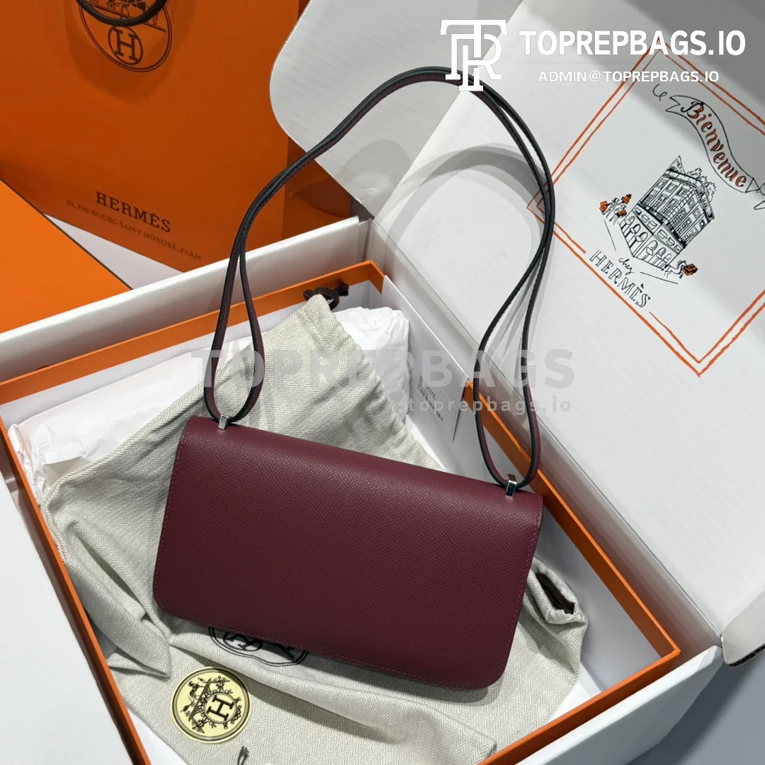 Hermes Constance in Red
