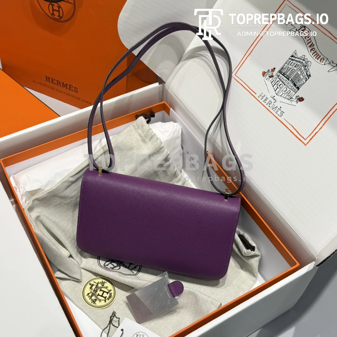 Hermes Constance in Purple