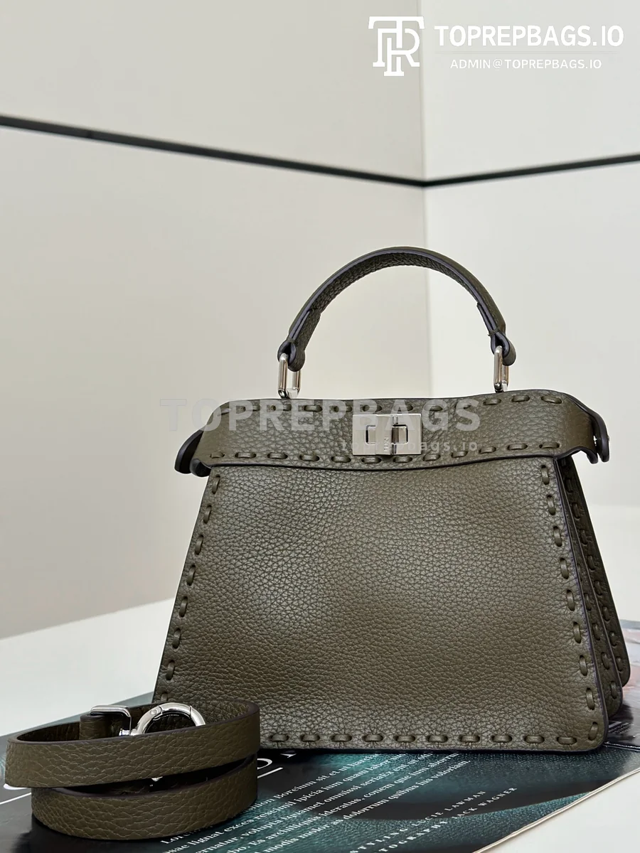i1741420899248_5806_0_0 Fendi Peekaboo ISeeU Petite in Green