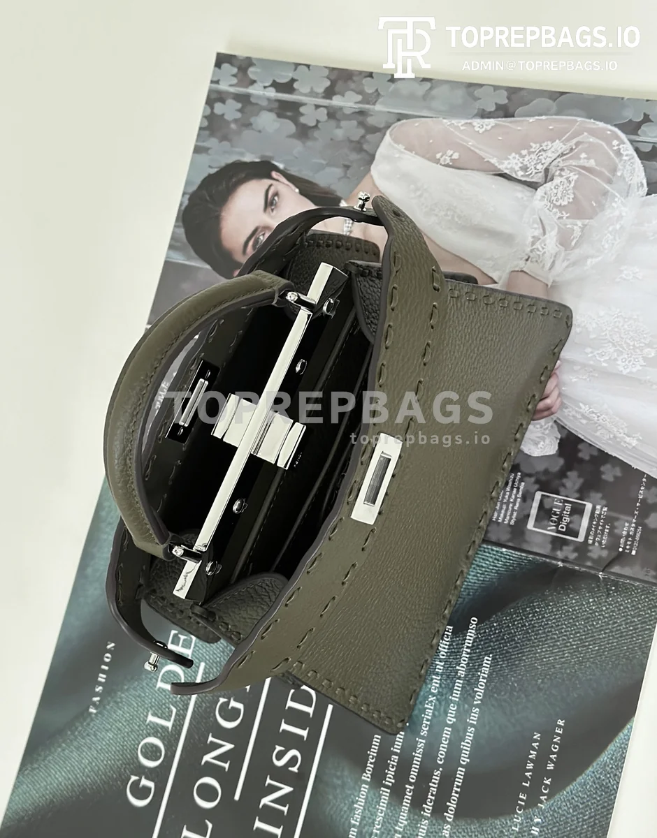 i1741420899407_6912_0_8 Fendi Peekaboo ISeeU Petite in Green
