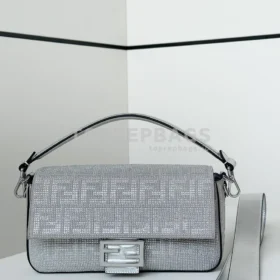 Fendi Baguette Medium in Grey