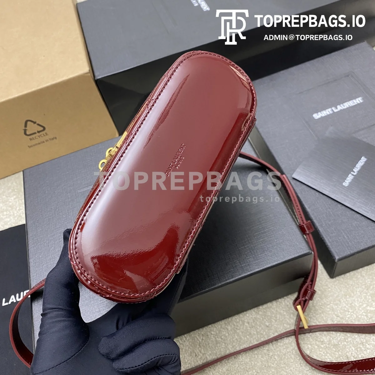 i1748239152035_2146_0_3 YSL Le Cassandre Mini in Burgundy