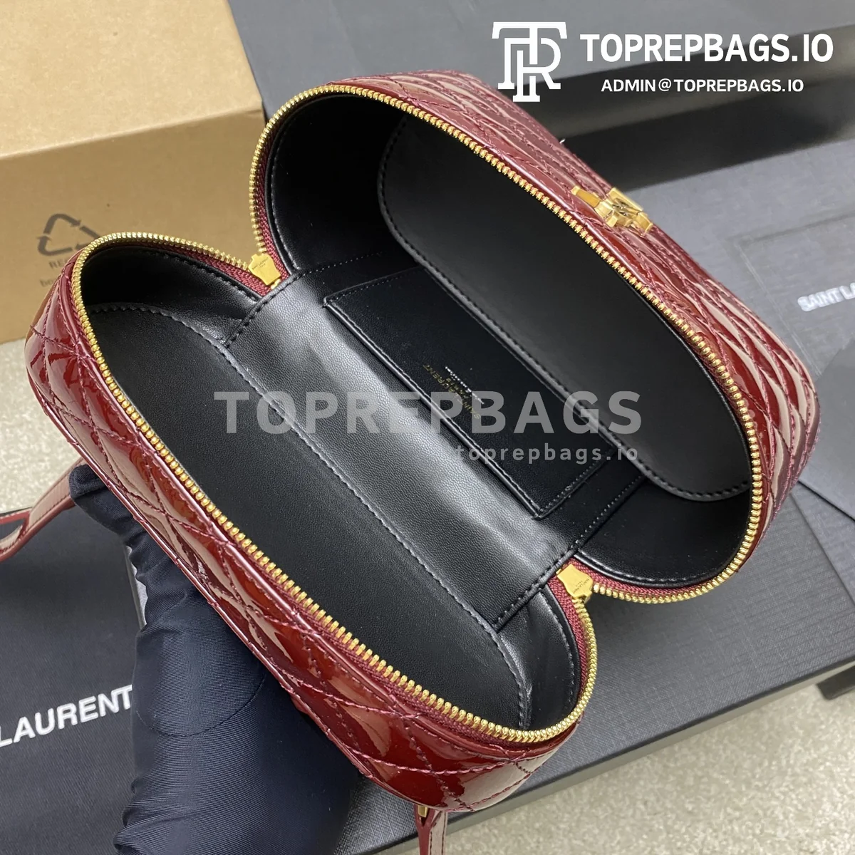 i1748239153953_8451_0_7 YSL Le Cassandre Mini in Burgundy