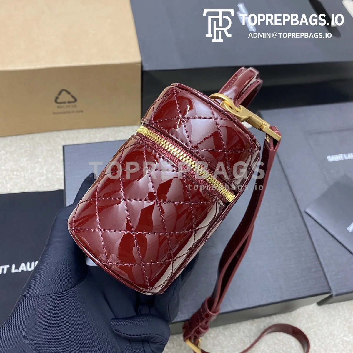 i1748239154009_3189_0_2 YSL Le Cassandre Mini in Burgundy