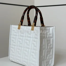 Fendi Sunshine Shopper in White