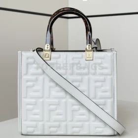 i1748247037453_9260_0_0 Fendi Sunshine Shopper in White