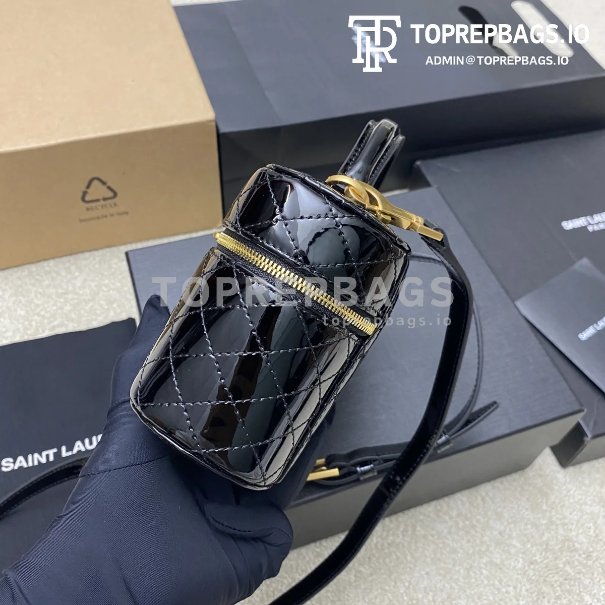 i1750092442546_7287_0_2 YSL Le Cassandre Mini in Black