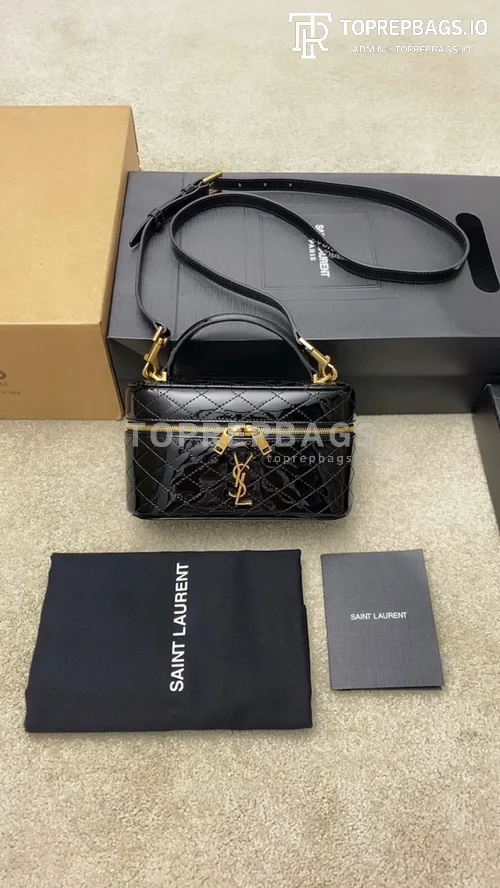 i1750092502569_4237_0_0 YSL Le Cassandre Mini in Black