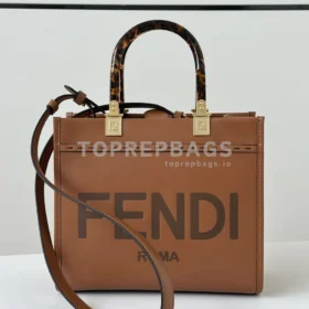 i1752832811_5917_0 Fendi Sunshine Shopper Small in Brown