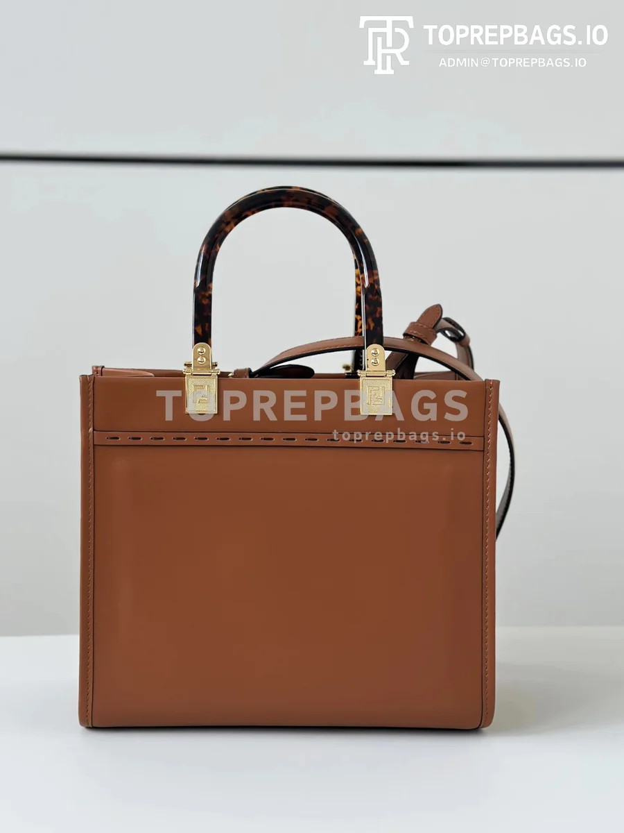 i1752832811_7317_1 Fendi Sunshine Shopper Small in Brown