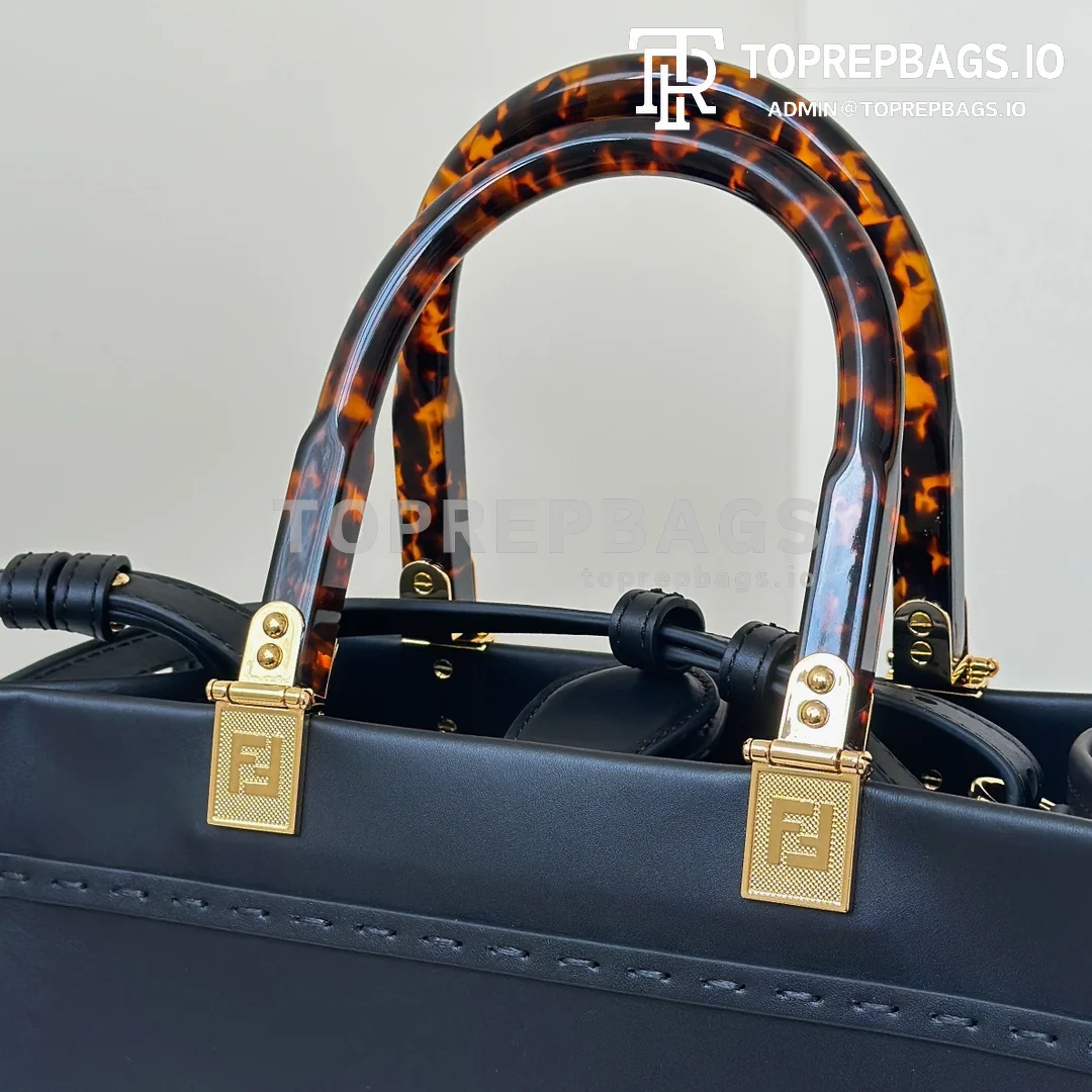 i1753079730_1757_7 Fendi Sunshine Shopper Small in Black