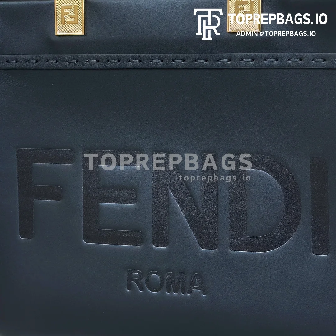 i1753079730_4433_5 Fendi Sunshine Shopper Small in Black